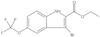 1H-Indole-2-carboxylic acid, 3-bromo-5-(trifluoromethoxy)-, ethyl ester