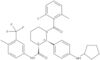 (2R,3S)-2-[4-(Cyclopentylamino)phenyl]-1-(2-fluoro-6-methylbenzoyl)-N-[4-methyl-3-(trifluoromethyl)phenyl]-3-piperidinecarboxamide