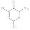 2H-Pyran-3(6H)-one, 4-chloro-6-hydroxy-2-methyl-