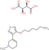 5-[4-(hexyloxy)-1,2,5-thiadiazol-3-yl]-1-methyl-1,2,3,6-tetrahydropyridine 2,3-dihydroxybutanedioa…