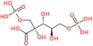 D-Ribonic acid, 2-C-[(phosphonooxy)methyl]-, 5-(dihydrogen phosphate)