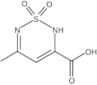 2H-1,2,6-Thiadiazine-3-carboxylic acid, 5-methyl-, 1,1-dioxide