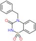 4-benzyl-2H-1,2,4-benzothiadiazin-3(4H)-one 1,1-dioxide