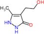 4-(2-hydroxyethyl)-5-methyl-1,2-dihydro-3H-pyrazol-3-one