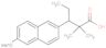 β-Ethyl-6-methoxy-α,α-dimethyl-2-naphthalenepropanoic acid