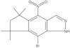 8-Bromo-1,5,6,7-tetrahydro-5,5,7,7-tetramethyl-4-nitrocyclopent[f]indazole