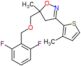 5-{[(2,6-difluorobenzyl)oxy]methyl}-5-methyl-3-(3-methylthiophen-2-yl)-4,5-dihydroisoxazole