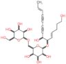 (7E)-2-hydroxy-1-[(1E)-5-hydroxypent-1-en-1-yl]non-7-ene-3,5-diyn-1-yl 6-O-hexopyranosylhexopyrano…