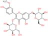 3-(beta-D-glucopyranosyloxy)-5-hydroxy-2-(4-hydroxy-3-methoxyphenyl)-4-oxo-4H-chromen-7-yl beta-...