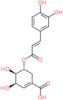 (3R,4R,5R)-5-{[(2E)-3-(3,4-dihydroxyphenyl)prop-2-enoyl]oxy}-3,4-dihydroxycyclohex-1-ene-1-carboxylic acid