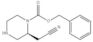 Phenylmethyl (2S)-2-(cyanomethyl)-1-piperazinecarboxylate