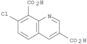 3,8-Quinolinedicarboxylicacid, 7-chloro-