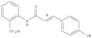 Benzoic acid,2-[[(2E)-3-(4-hydroxyphenyl)-1-oxo-2-propen-1-yl]amino]-