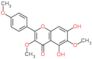5,7-dihydroxy-3,6-dimethoxy-2-(4-methoxyphenyl)-4H-chromen-4-one