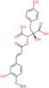 ácido (2R,3S)-2-hidroxi-2-(4-hidroxibencil)-3-{[(2E)-3-(3-hidroxi-4-metoxifenil)prop-2-enoil]oxi...