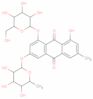 3-[(6-deoxy-α-L-mannopyranosyl)oxy]-1-(β-D-glucopyranosyloxy)-8-hydroxy-6-methylanthraquinone
