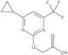 2-[[4-Cyclopropyl-6-(trifluoromethyl)-2-pyrimidinyl]oxy]acetic acid