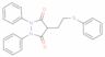 1,2-Diphenyl-4-[2-(phenylthio)ethyl]-3,5-pyrazolidinedione