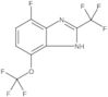 1H-Benzimidazole, 7-fluoro-4-(trifluoromethoxy)-2-(trifluoromethyl)-