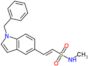 (E)-2-(1-benzylindol-5-yl)-N-methyl-ethenesulfonamide