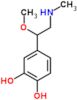 4-[1-Methoxy-2-(methylamino)ethyl]-1,2-benzenediol
