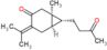 (1S,6R,7R)-1-methyl-7-(3-oxobutyl)-4-(propan-2-ylidene)bicyclo[4.1.0]heptan-3-one