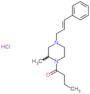 1-butanoyl-2-methyl-4-[(2E)-3-phenylprop-2-en-1-yl]piperazine hydrochloride