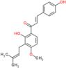 (2E)-1-[2-hydroxy-4-methoxy-3-(3-methylbut-2-en-1-yl)phenyl]-3-(4-hydroxyphenyl)prop-2-en-1-one