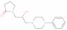 N-(beta-hydroxy-gamma-(N-phenylpiperazinepropyl))-2-pyrrolidinone