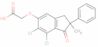 [(6,7-dichloro-2,3-dihydro-2-methyl-1-oxo-2-phenyl-1H-inden-5-yl)oxy]acetic acid