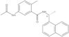 5-(Acetylamino)-2-methyl-N-[(1R)-1-(1-naphthalenyl)ethyl]benzamide