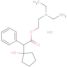 Benzeneacetic acid, α-(1-hydroxycyclopentyl)-, 2-(diethylamino)ethyl ester, hydrochloride (1:1)