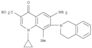 3-Quinolinecarboxylicacid,6-amino-1-cyclopropyl-7-(3,4-dihydro-2(1H)-isoquinolinyl)-1,4-dihydro-8-methyl-4-oxo-