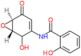 rel-2-Hydroxy-N-[(1R,2R,6R)-2-hydroxy-5-oxo-7-oxabicyclo[4.1.0]hept-3-en-3-yl]benzamide