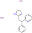 2-[2-(4,5-dihydro-1H-imidazol-2-yl)-1-phenylethyl]pyridine dihydrochloride