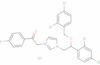 1H-Imidazolium, 1-[2-(2,4-dichlorophenyl)-2-[(2,4-dichlorophenyl)methoxy]ethyl]-3-[2-(4-fluorophen…