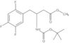 Methyl β-[[(1,1-dimethylethoxy)carbonyl]amino]-2,4,5-trifluorobenzenebutanoate