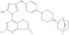 N<sup>3</sup>-[4-[4-(1R,2R,4S)-Bicyclo[2.2.1]hept-2-yl-1-piperazinyl]phenyl]-1-(2-chloro-7-methylthieno[3,2-d]pyrimidin-4-yl)-1H-1,2,4-triazole-3,5-diamine