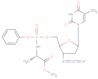 3'-azidothymidine-5'-(phenylmethoxyalanyl)phosphate