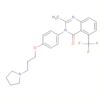 4(3H)-Quinazolinone,2-methyl-3-[4-[3-(1-pyrrolidinyl)propoxy]phenyl]-5-(trifluoromethyl)-