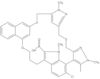 22H-9,4,8-(Metheniminomethyno)-14,20:26,23-dimetheno-10H,20H-pyrazolo[4,3-l][2,15,22,18,19]benzoxadithiadiazacyclohexacosine-32-carboxylic acid, 5-chloro-2,11,12,24,27,29-hexahydro-2,3,24,33-tetramethyl-, (3aS)-