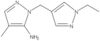 1H-Pyrazol-5-amine, 1-[(1-ethyl-1H-pyrazol-4-yl)methyl]-4-methyl-