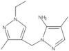 1H-Pyrazol-5-amine, 1-[(1-ethyl-3-methyl-1H-pyrazol-4-yl)methyl]-4-methyl-