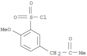 Benzenesulfonylchloride, 2-methoxy-5-(2-oxopropyl)-