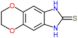 1,3,6,7-tetrahydro-2H-[1,4]dioxino[2,3-f]benzimidazole-2-thione