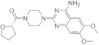Piperazine, 1-(4-amino-6,7-dimethoxy-2-quinazolinyl)-4-[(tetrahydro-2-furanyl)carbonyl]-, (S)-