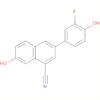 3-(3-Fluoro-4-hydroxyphenyl)-7-hydroxy-1-naphthalenecarbonitrile