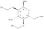 a-D-Glucopyranose,2,4-bis-O-(phenylmethyl)-, triacetate (9CI)