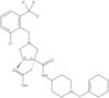 (3S,4R)-1-[[2-Chloro-6-(trifluoromethyl)phenyl]methyl]-3-[[[1-(1-cyclohexen-1-ylmethyl)-4-piperidinyl]amino]carbonyl]-4-methyl-3-pyrrolidineacetic acid