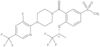 [4-[3-Fluoro-5-(trifluoromethyl)-2-pyridinyl]-1-piperazinyl][5-(methylsulfonyl)-2-[(1R)-2,2,2-trifluoro-1-methylethoxy]phenyl]methanone